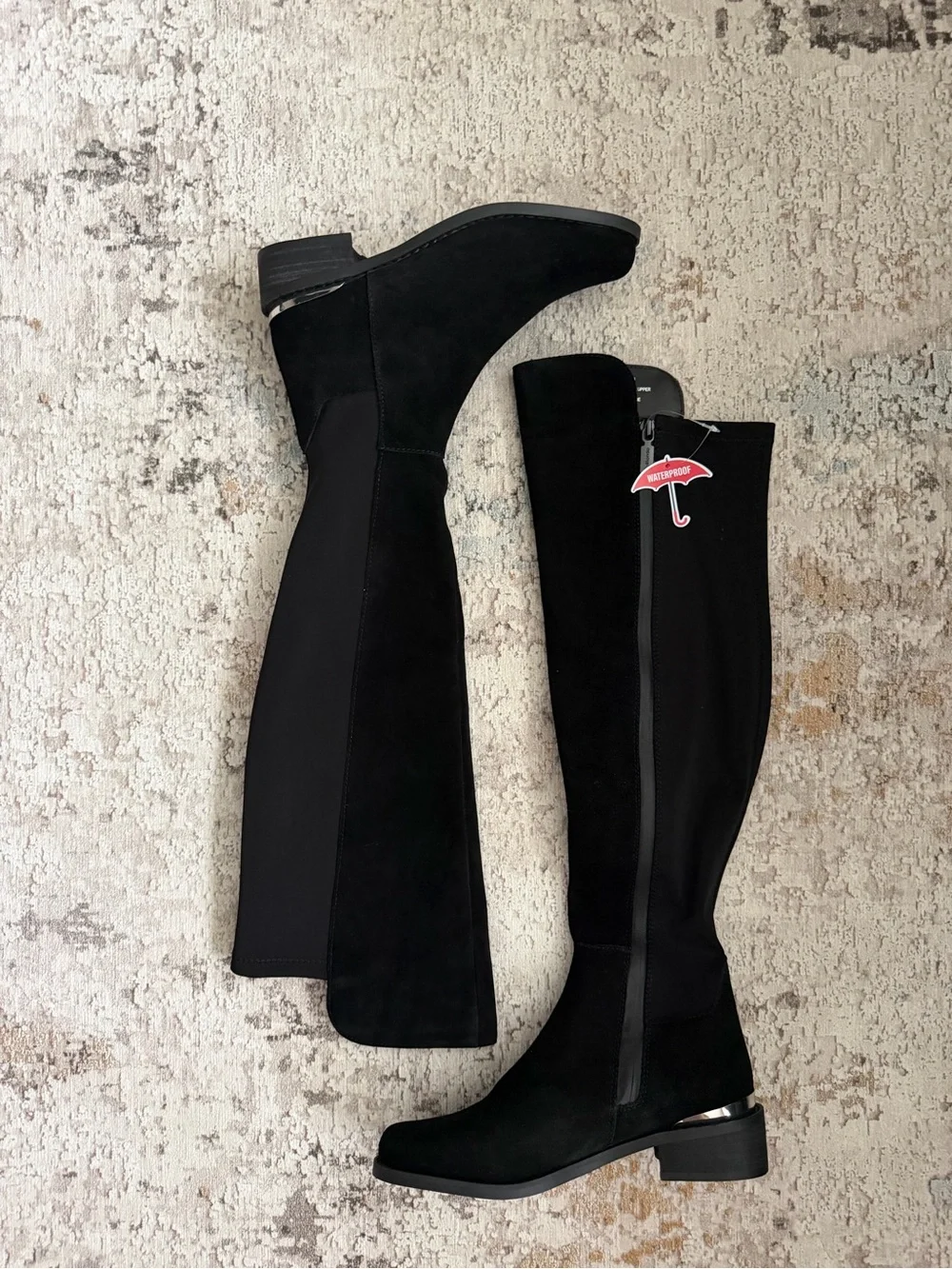 Blondo Valina Over the Knee Suede Boots in Black Size 6M